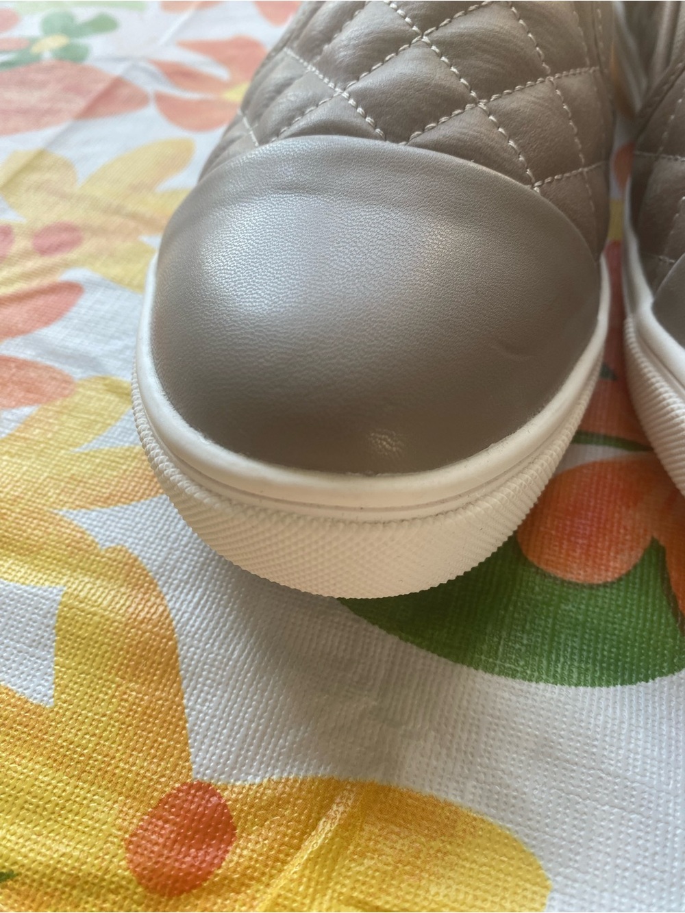 Steve Madden Quilted Faux Leather Slip-On Sneakers - Picture 7 of 11